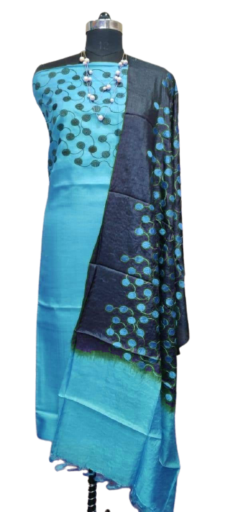 Pure Tussar Silk Suit SILK ZONE