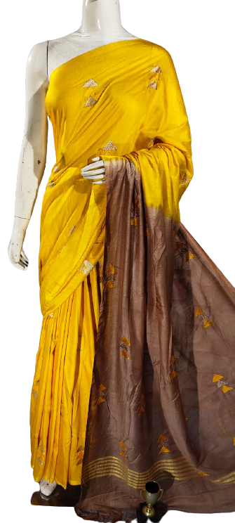 Khatan Silk Embroidery Saree SILK ZONE