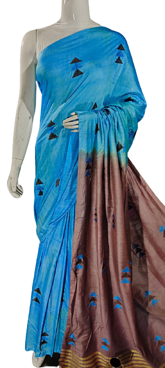 Khatan Silk Embroidery Saree SILK ZONE