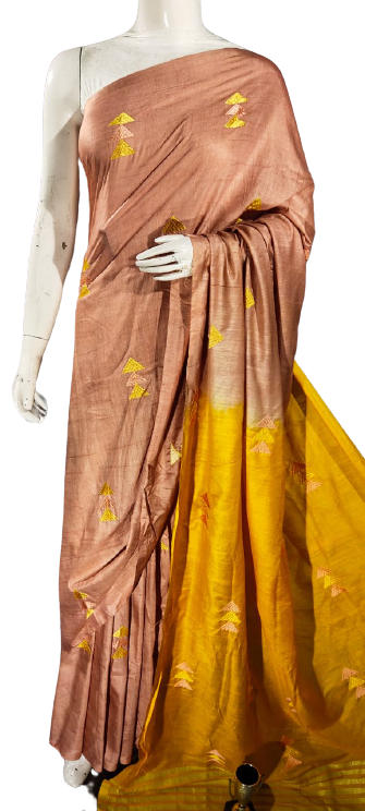 Khatan Silk Embroidery Saree SILK ZONE