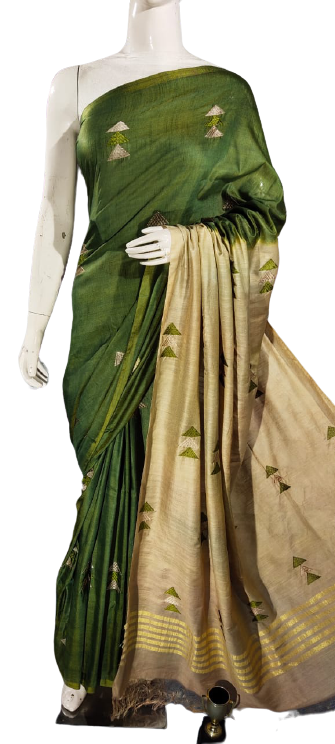 Khatan Silk Embroidery Saree SILK ZONE