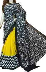 Pure Tussar Silk print saree