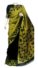 Pure Tussar Silk print saree