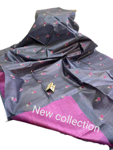 Tussar Silk Embroidery Saree SILK ZONE