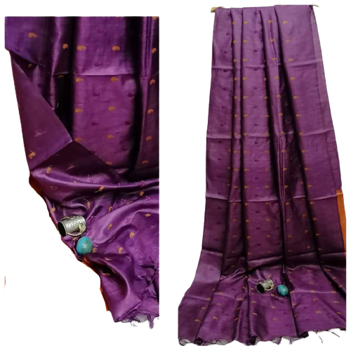 Tussar Silk Embroidery Saree SILK ZONE