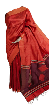Tussar Dupion Silk Saree SILK ZONE