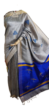 Tussar Dupion Silk Saree SILK ZONE