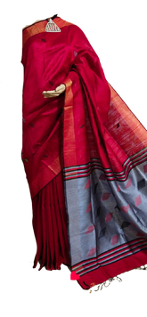 Tussar Dupion Silk Saree SILK ZONE