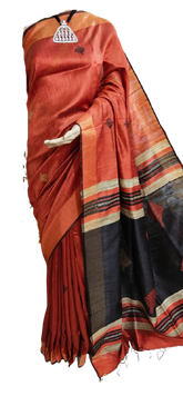 Tussar Dupion Silk Saree SILK ZONE