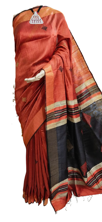 Tussar Dupion Silk Saree SILK ZONE