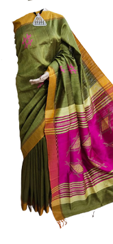 Tussar Dupion Silk Saree SILK ZONE