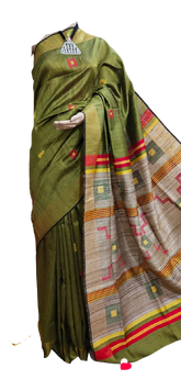 Tussar Dupion Silk Saree SILK ZONE