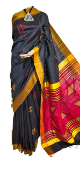 Tussar Dupion Silk Saree SILK ZONE