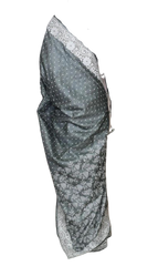 Tussar Silk Hand Embroidery Cutwork M J HANDLOOMS