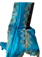 Tussar Silk Hand Embroidery Cutwork SILKZONE