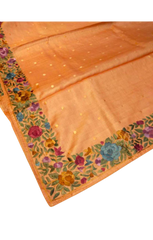 Tussar Silk Hand Embroidery Cutwork SILK ZONE
