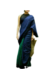 Pure Linen Saree M J HANDLOOMS