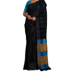 Pure Linen Saree M J HANDLOOMS
