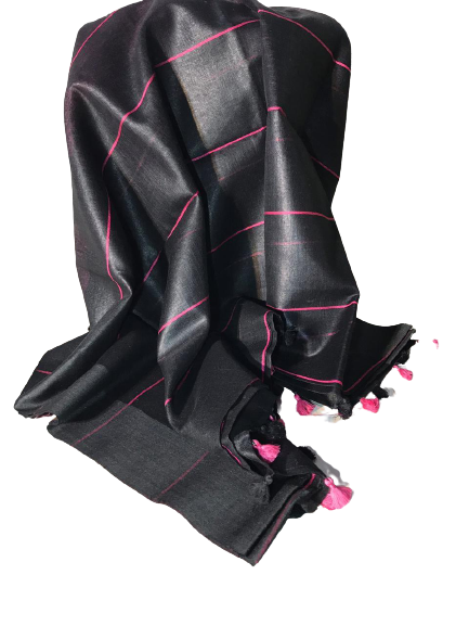 Pure Linen Saree M J HANDLOOMS