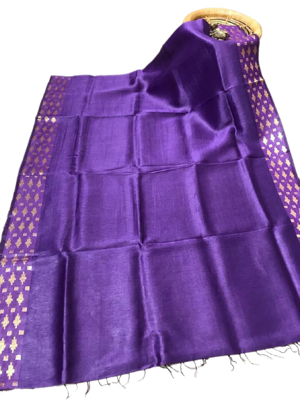 Organza Linen Cutwork Saree M J HANDLOOMS