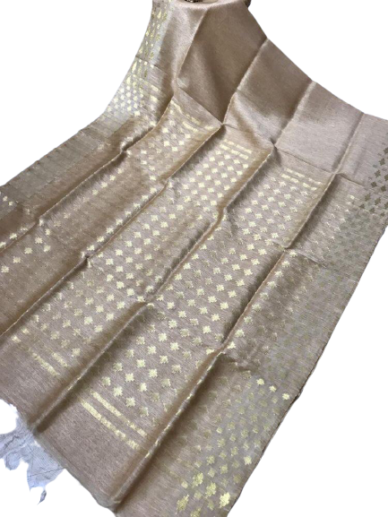 Organza Linen Cutwork Saree M J HANDLOOMS