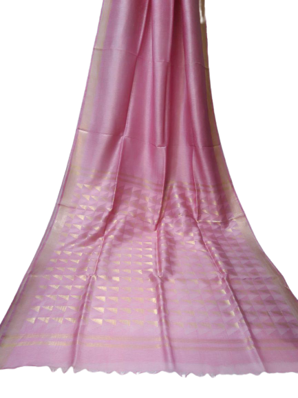Organza Linen Cutwork Saree M J HANDLOOMS