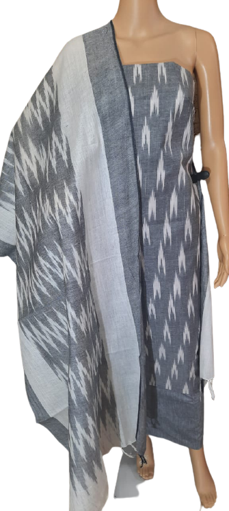 Ikkat Cotton Suit M J HANDLOOMS