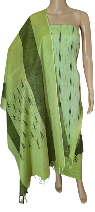 Ikkat Cotton Suit M J HANDLOOMS