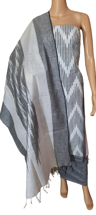 Ikkat Cotton Suit M J HANDLOOMS
