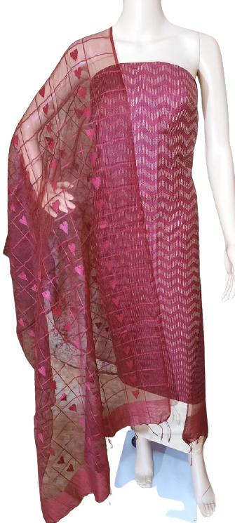 Soft Silk Suit M J HANDLOOM