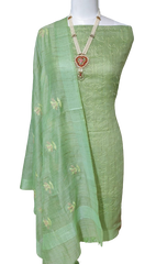 Soft Silk Embroidery Suit M J HANDLOOM
