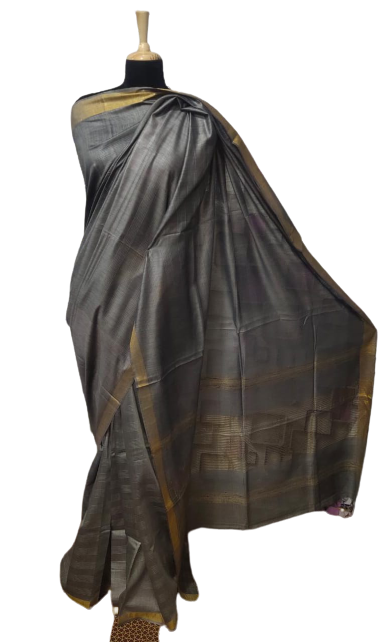Tussar Munga Silk Saree HIND SILK