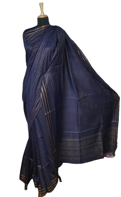 Tussar Munga Silk Saree HIND SILK