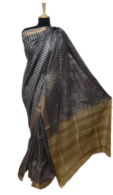 Tussar Munga Silk Saree HIND SILK