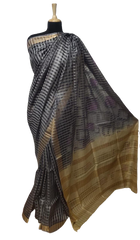 Tussar Munga Silk Saree HIND SILK