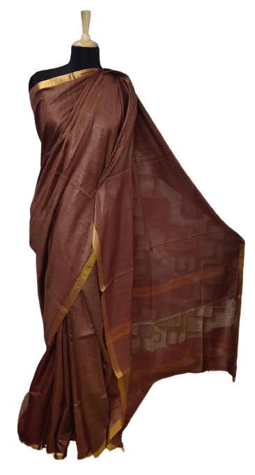 Tussar Munga Silk Saree HIND SILK