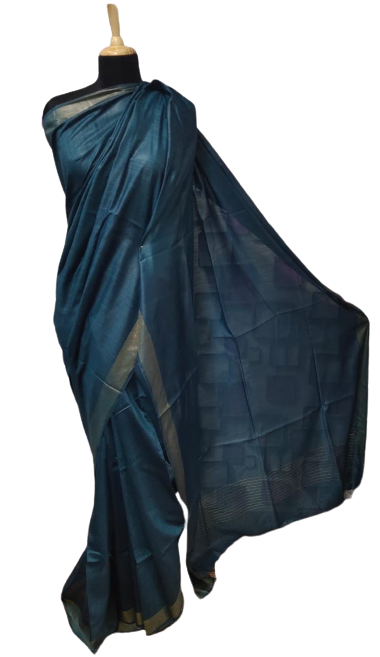 Tussar Munga Silk Saree HIND SILK