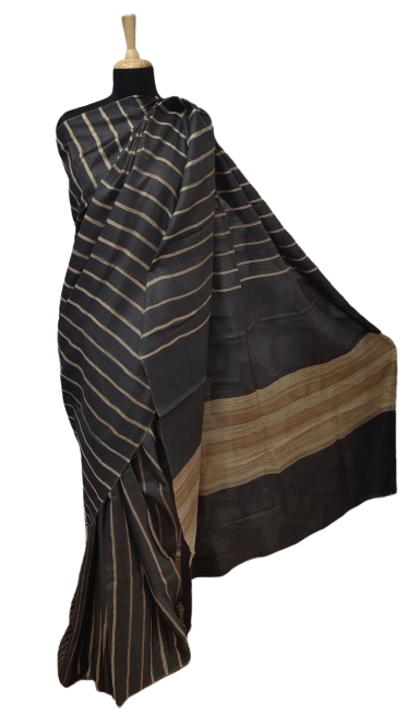 Tussar Munga Silk Saree HIND SILK