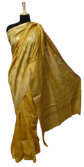 Tussar Munga Silk Zari Butta Saree HIND SILK