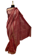 Tussar Munga Silk Zari Butta Saree HIND SILK