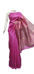 Mulberry Ghicha Silk Saree M J HANDLOOM