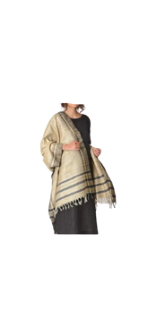 Tussar Ghicha Silk Dupatta SADAF