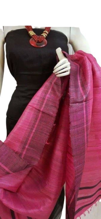 Tussar Ghicha Silk Dupatta SADAF