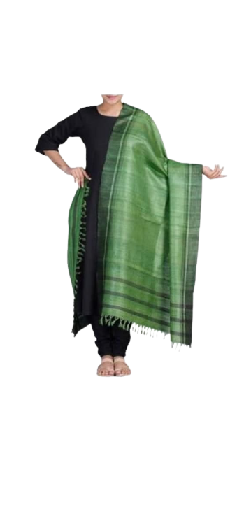 Tussar Ghicha Silk Dupatta SADAF