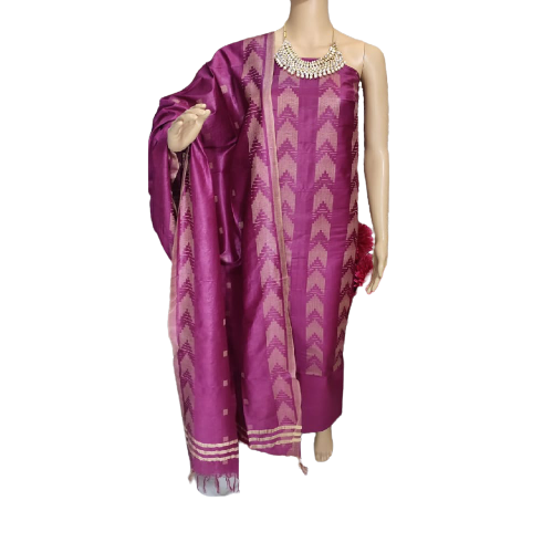 Soft Silk Suit M J HANDLOOM