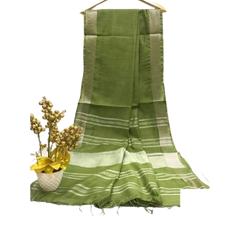 Khadi Linen Saree M J HANDLOOM