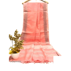 Khadi Linen Saree M J HANDLOOM