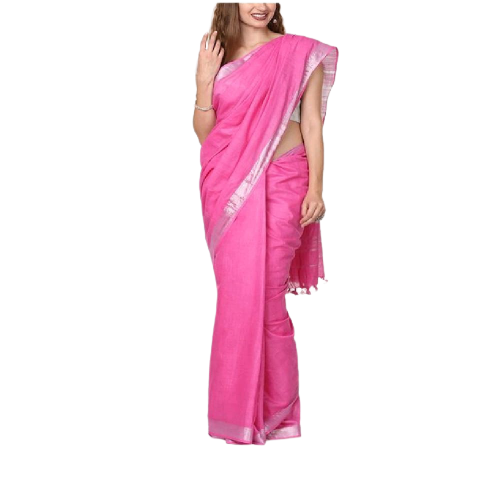 Khadi Linen Saree M J HANDLOOM