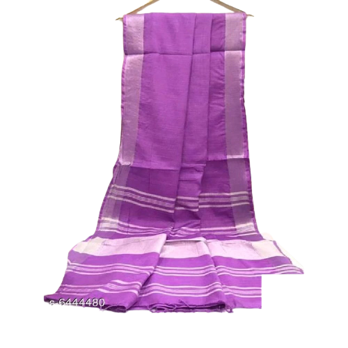 Khadi Linen Saree M J HANDLOOM