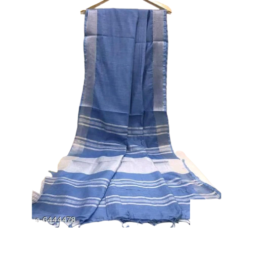 Khadi Linen Saree M J HANDLOOM